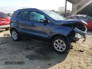 2022 Ford EcoSport SE with VIN MAJ6S3GL0NC464830, listed as a Copart auction lot 48701805 with 23,361 mi miles and Salvage Title. Bid and sale history available at DreamBid. Image 4.
