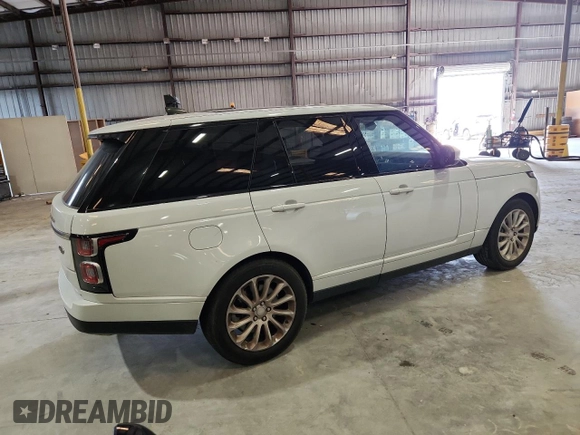 2019 Land Rover Range Rover HSE with VIN SALGS2SV0KA543688, listed as a Copart auction lot 63481945 with Not provided miles and Clean title. Bid and sale history available at DreamBid. Image 3.