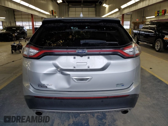 2018 Ford Edge SEL with VIN 2FMPK4J95JBC59642, listed as a Copart auction lot 50028625 with 58,472 mi miles and Salvage Title. Bid and sale history available at DreamBid. Image 6.