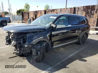 2021 Kia Telluride SX with VIN 5XYP54HCXMG173451, listed as a Copart auction lot 51360335 with Not provided miles and Salvage title. Bid and sale history available at DreamBid. Image 1.