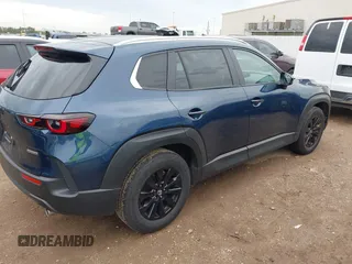 2025 Mazda CX-50 2.5 S Preferred Package with VIN 7MMVABBM6SN331993, listed as a IAAI auction lot 41910160 with 9,818 mi miles. Bid and sale history available at carsss.com. Image 4.