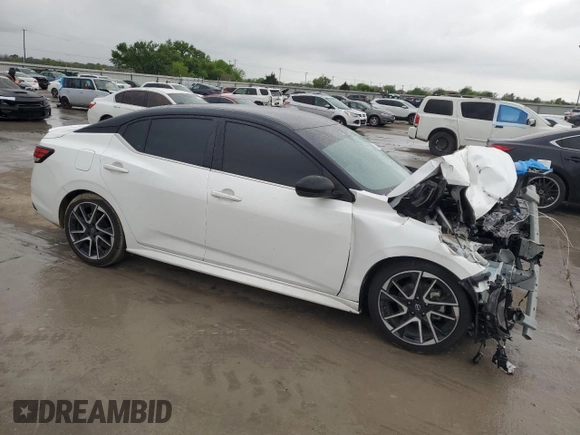 2024 Nissan Sentra SR with VIN 3N1AB8DV8RY301298, listed as a Copart auction lot 51853825 with Not provided miles and Salvage title. Bid and sale history available at DreamBid. Image 4.
