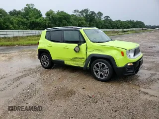 2018 Jeep Renegade Limited with VIN ZACCJADB1JPG74634, listed as a Copart auction lot 55216705 with 71,400 mi miles and Salvage title. Bid and sale history available at DreamBid. Image 14.