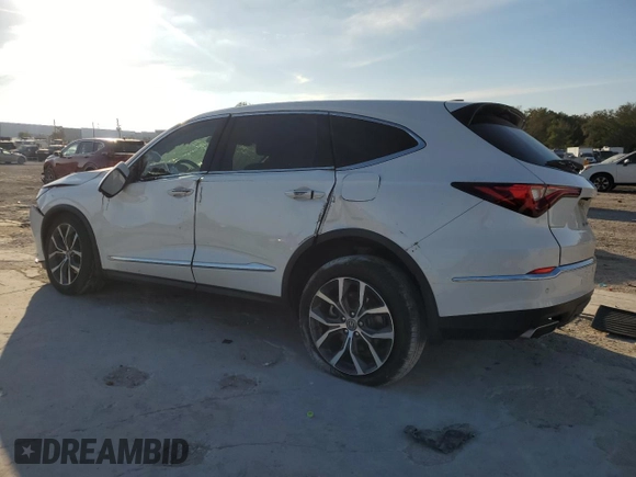 2022 Acura MDX w/Technology Package with VIN 5J8YD9H41NL012412, listed as a Copart auction lot 85909274 with 38,060 mi miles and Non Repairable. Bid and sale history available at carsss.com. Image 2.