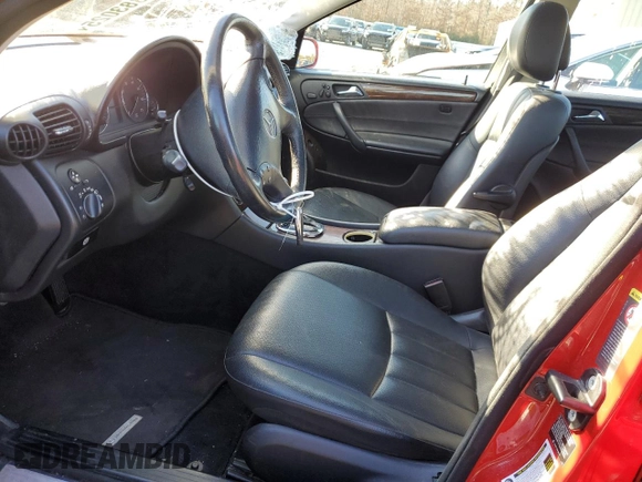 2007 Mercedes-Benz C with VIN WDBRF87H47F901393, listed as a Copart auction lot 43383025 with 128,583 mi miles and Salvage title. Bid and sale history available at DreamBid. Image 7.