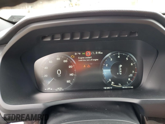 2019 Volvo XC90 Momentum with VIN YV4A22PK7K1416817, listed as a Copart auction lot 46162055 with 196,781 mi miles and Salvage Title. Bid and sale history available at carsss.com. Image 9.