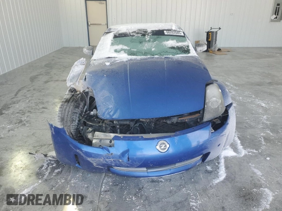 2006 Nissan 350Z Touring with VIN JN1AZ34D96M310550, listed as a Copart auction lot 88203505 with Not Provided miles and Salvage Title. Bid and sale history available at carsss.com. Image 5.