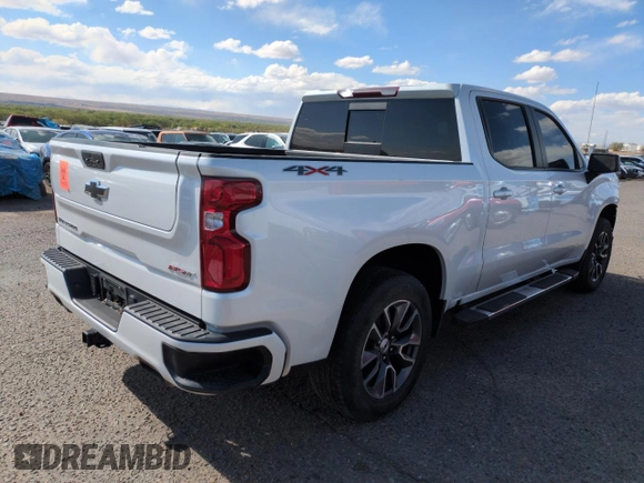 2021 Chevrolet Silverado 1500 RST with VIN 3GCUYEEL0MG402693, listed as a Copart auction lot 52618755 with 58,666 mi miles and Salvage Title. Bid and sale history available at carsss.com. Image 3.
