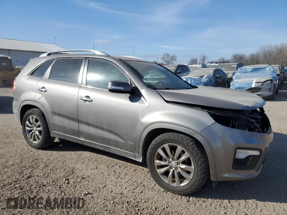 2012 Kia Sorento SX with VIN 5XYKWDA23CG248644, listed as a Copart auction lot 88329835 with 157,151 mi miles and Salvage Title. Bid and sale history available at carsss.com. Image 4.