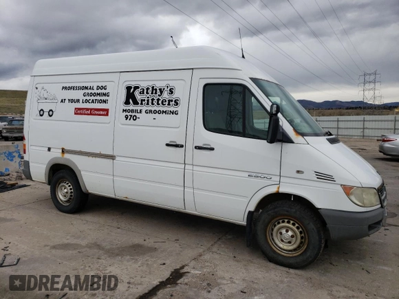 2006 Dodge Sprinter with VIN WD0PD644865963590, listed as a Copart auction lot 48614595 with 141,842 mi miles and Clean Title. Bid and sale history available at DreamBid. Image 4.