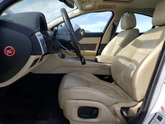 2015 Jaguar XF I4 T Premium with VIN SAJWA0FS1FPU87579, listed as a Copart auction lot 75460554 with 0 mi miles and Clean Title. Bid and sale history available at carsss.com. Image 7.