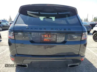 2022 Land Rover Range Rover Sport HST with VIN SALWS2RU8NA207459, listed as a Copart auction lot 49181275 with 29,877 mi miles and Salvage title. Bid and sale history available at DreamBid. Image 6.