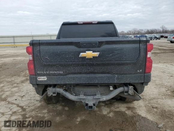 2022 Chevrolet Silverado 1500 LT with VIN 3GCPACEK4NG589130, listed as a Copart auction lot 43609115 with 26,571 mi miles and Salvage Title. Bid and sale history available at carsss.com. Image 6.