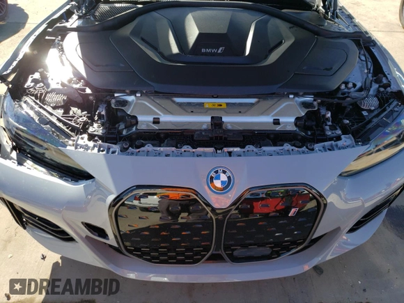 2023 BMW i4 eDrive40 with VIN WBY73AW05PFR37077, listed as a Copart auction lot 71647303 with 1,738 mi miles. Bid and sale history available at carsss.com. Image 11.