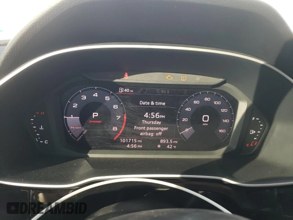 2019 Audi Q3 Premium with VIN WA1AECF36K1081327, listed as a Copart auction lot 79552114 with 101,715 mi miles and Clean Title. Bid and sale history available at carsss.com. Image 9.