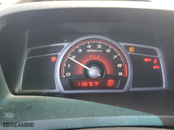 2008 Honda Civic Sdn Si with VIN 2HGFA555X8H712324, listed as a Copart auction lot 41826865 with 113,676 mi miles and Salvage Title. Bid and sale history available at carsss.com. Image 9.