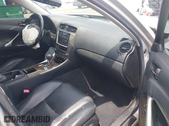 2010 Lexus IS 250 z VIN JTHCF5C28A5037029, wystawiony jako IAAI lot #42251276 z przebiegiem 195 658 mil mil oraz . Historia ofert i sprzedaży dostępna na DreamBid. Obrazek 5.