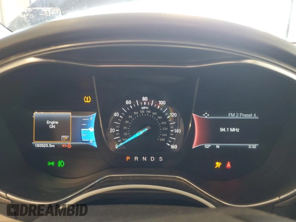 2017 Ford Fusion SE z VIN 3FA6P0H9XHR119202, wystawiony jako Copart lot #55774645 z przebiegiem 93 525 mil mil oraz Nie do naprawy • Non repairable. Historia ofert i sprzedaży dostępna na DreamBid. Obrazek 9.