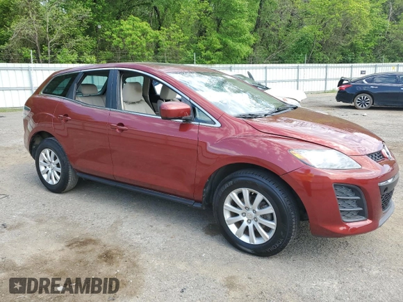 2011 Mazda CX-7 i Sport with VIN JM3ER2B59B0372656, listed as a Copart auction lot 52910645 with 144,062 mi miles and Salvage Title. Bid and sale history available at carsss.com. Image 4.