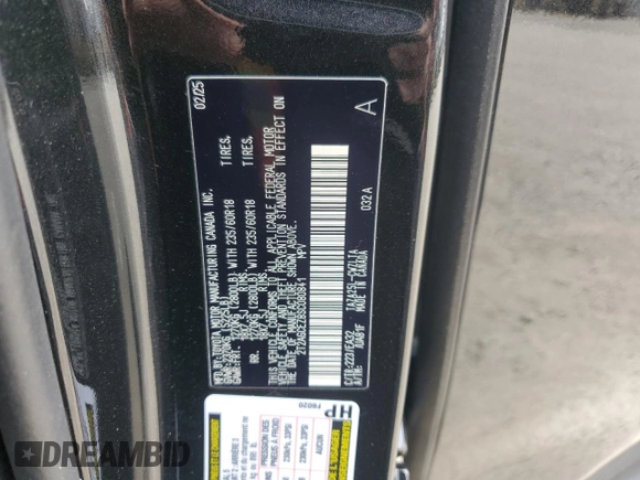 2025 Lexus NX 350 z VIN 2T2AGCEZ8SC080841, wystawiony jako Copart lot #53203235 z przebiegiem 543 mil mil oraz Szkoda całkowita • Salvage title. Historia ofert i sprzedaży dostępna na DreamBid. Obrazek 15.