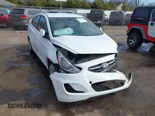 2015 Hyundai Accent GLS with VIN KMHCT4AE5FU805219, listed as a IAAI auction lot 41887922 with 86,909 mi miles. Bid and sale history available at carsss.com. Image 1.