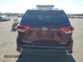 2018 Toyota Highlander Limited z VIN 5TDDZRFH4JS498761, wystawiony jako Copart lot #55915185 z przebiegiem 61 244 mil mil oraz Szkoda całkowita • Salvage title. Historia ofert i sprzedaży dostępna na DreamBid. Obrazek 6.
