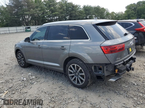 2017 Audi Q7 Prestige with VIN WA1VAAF75HD016562, listed as a Copart auction lot 62058235 with 63,419 mi miles and Salvage title. Bid and sale history available at DreamBid. Image 2.