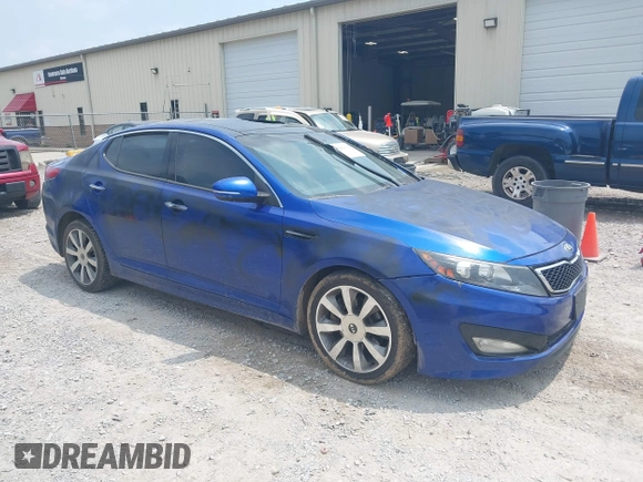 2013 Kia Optima SX with VIN 5XXGR4A68DG122057, listed as a IAAI auction lot 42421160 with 219,965 mi miles and . Bid and sale history available at DreamBid. Image 1.