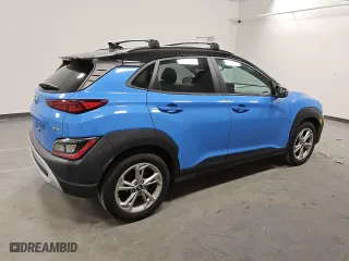 2022 Hyundai Kona SEL with VIN KM8K6CAB0NU771174, listed as a Copart auction lot 45456695 with 34,120 mi miles and Clean Title. Bid and sale history available at carsss.com. Image 3.