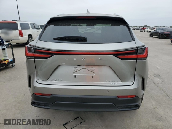 2025 Lexus NX with VIN 2T2GGCEZ0SC066877, listed as a Copart auction lot 79714274 with 7,142 mi miles and Salvage Title. Bid and sale history available at carsss.com. Image 6.