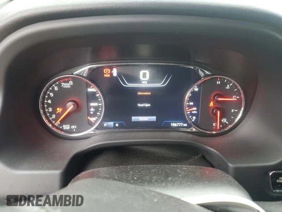 2021 GMC Acadia AT4 with VIN 1GKKNLLS5MZ168635, listed as a Copart auction lot 55988445 with 106,777 mi miles and Salvage title. Bid and sale history available at DreamBid. Image 9.
