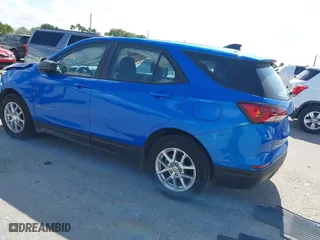 2024 Chevrolet Equinox LS with VIN 3GNAXHEG6RL181438, listed as a IAAI auction lot 41577654 with 7,459 mi miles. Bid and sale history available at carsss.com. Image 3.