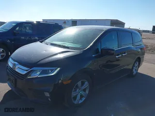 2018 Honda Odyssey EX-L with VIN 5FNRL6H73JB039428, listed as a IAAI auction lot 41813110 with 132,894 mi miles. Bid and sale history available at carsss.com. Image 17.