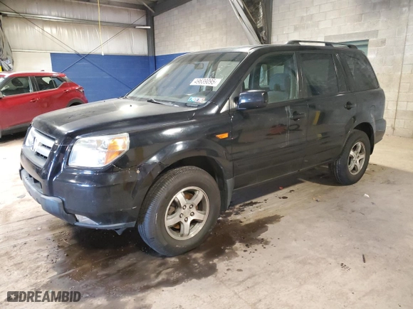 2006 Honda Pilot EX with VIN 5FNYF18486B020392, listed as a Copart auction lot 49639095 with 152,545 mi miles and Salvage Title. Bid and sale history available at carsss.com. Image 1.