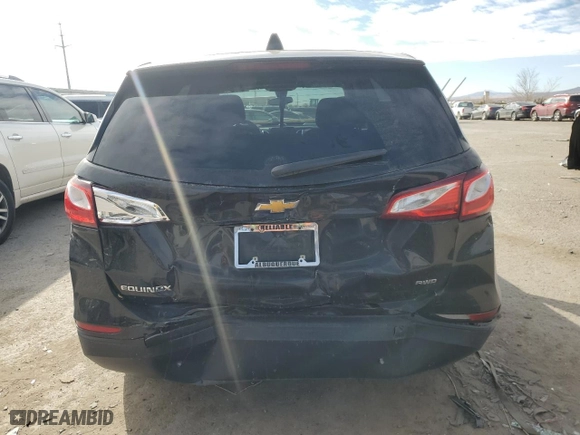 2020 Chevrolet Equinox LS with VIN 2GNAXSEV0L6272129, listed as a Copart auction lot 89221415 with 0 mi miles and Salvage Title. Bid and sale history available at carsss.com. Image 6.