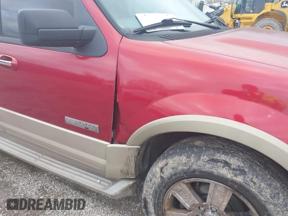 2007 Ford Expedition Max Eddie Bauer with VIN 1FMFK18587LA86155, listed as a IAAI auction lot 41520120 with 232,140 mi miles and . Bid and sale history available at DreamBid. Image 6.