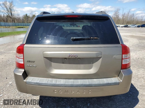 2007 Jeep Compass Sport with VIN 1J8FF47W07D211978, listed as a Copart auction lot 54233665 with 102,397 mi miles and Salvage Title. Bid and sale history available at carsss.com. Image 6.