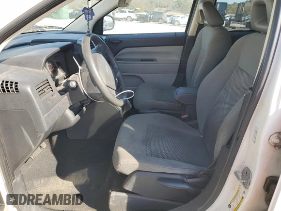 2007 Jeep Compass Sport with VIN 1J8FT47047D418703, listed as a Copart auction lot 77315704 with 159,932 mi miles and Salvage Title. Bid and sale history available at carsss.com. Image 7.