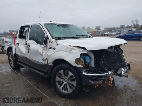 2016 Ford F-150 XLT with VIN 1FTEW1EF9GFD12848, listed as a IAAI auction lot 41182391 with 94,151 mi miles. Bid and sale history available at carsss.com. Image 1.