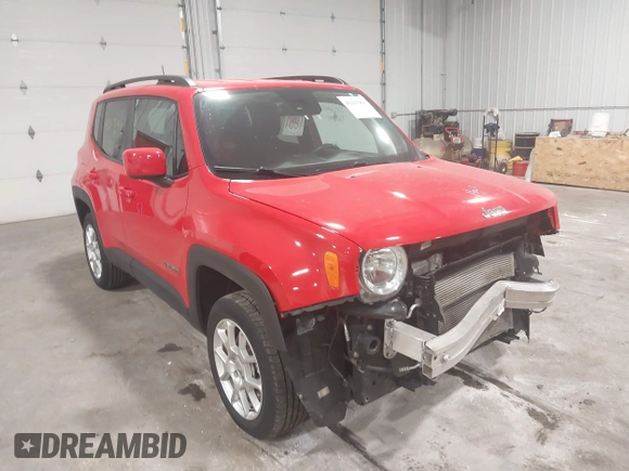 2021 Jeep Renegade Latitude with VIN ZACNJDBB7MPM76476, listed as a IAAI auction lot 41215894 with 48,162 mi miles. Bid and sale history available at carsss.com. Image 6.