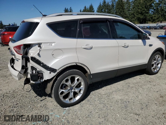 2016 Ford Escape Titanium with VIN 1FMCU9J98GUC00707, listed as a Copart auction lot 54197425 with 95,568 mi miles and Salvage Title. Bid and sale history available at DreamBid. Image 3.