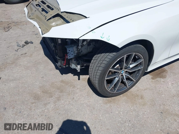 2019 BMW 3 Series 330i with VIN WBA5R1C58KAK07061, listed as a IAAI auction lot 41843706 with 57,930 mi miles and . Bid and sale history available at DreamBid. Image 6.