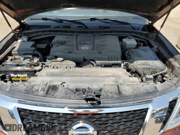 2018 Nissan Armada SV with VIN JN8AY2NC8J9553461, listed as a Copart auction lot 56242323 with 105,819 mi miles. Bid and sale history available at carsss.com. Image 12.