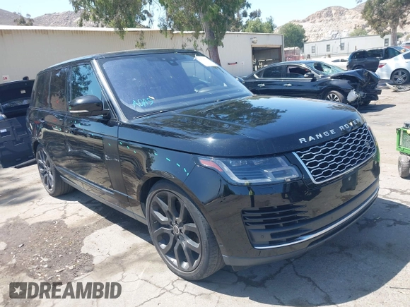 2019 Land Rover Range Rover with VIN SALGS2RE3KA525210, listed as a IAAI auction lot 42525553 with 68,205 mi miles and . Bid and sale history available at DreamBid. Image 1.