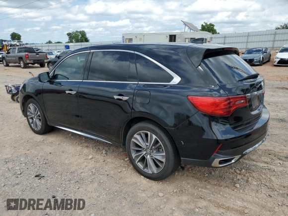 2017 Acura MDX Technology with VIN 5J8YD4H52HL004190, listed as a Copart auction lot 56677235 with 90,572 mi miles and Salvage title. Bid and sale history available at DreamBid. Image 2.