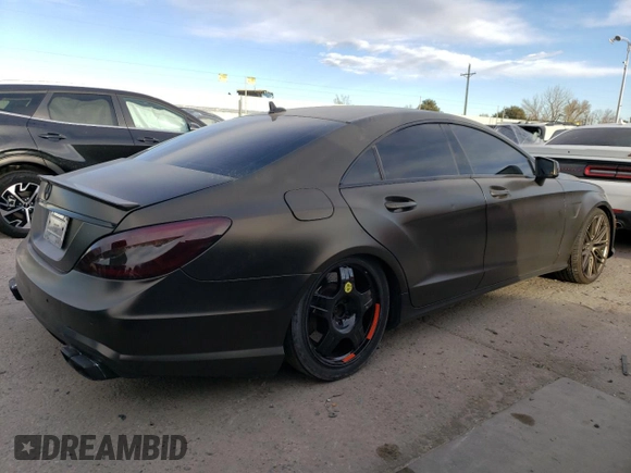 2013 Mercedes-Benz CLS-Class CLS 63 AMG with VIN WDDLJ7EB7DA083624, listed as a Copart auction lot 79383974 with 131,316 mi miles and Salvage Title. Bid and sale history available at carsss.com. Image 3.