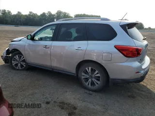 2017 Nissan Pathfinder Platinum with VIN 5N1DR2MMXHC910213, listed as a Copart auction lot 62754275 with 151,669 mi miles and Salvage title. Bid and sale history available at DreamBid. Image 2.