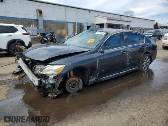 2009 Lexus GS 350 with VIN JTHCE96S590023491, listed as a Copart auction lot 53118475 with 0 mi miles and Salvage Title. Bid and sale history available at carsss.com. Image 1.