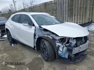2022 Lexus UX 250h with VIN JTHP9JBH1N2056777, listed as a IAAI auction lot 41633509 with 43,112 mi miles and . Bid and sale history available at DreamBid. Image 1.