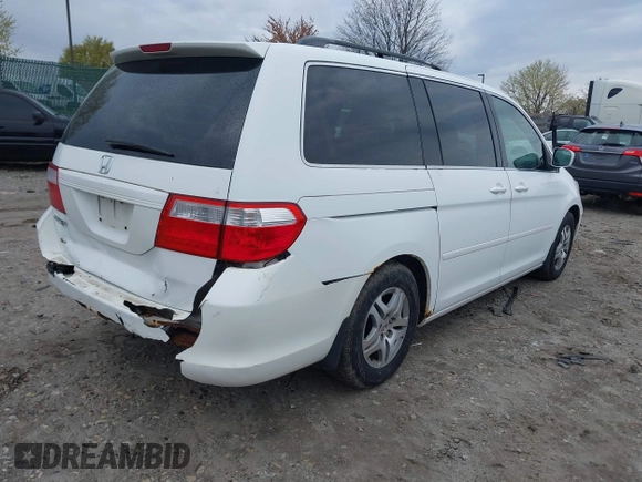 2006 Honda Odyssey EX with VIN 5FNRL384X6B433665, listed as a IAAI auction lot 42027622 with 215,990 mi miles and . Bid and sale history available at DreamBid. Image 4.